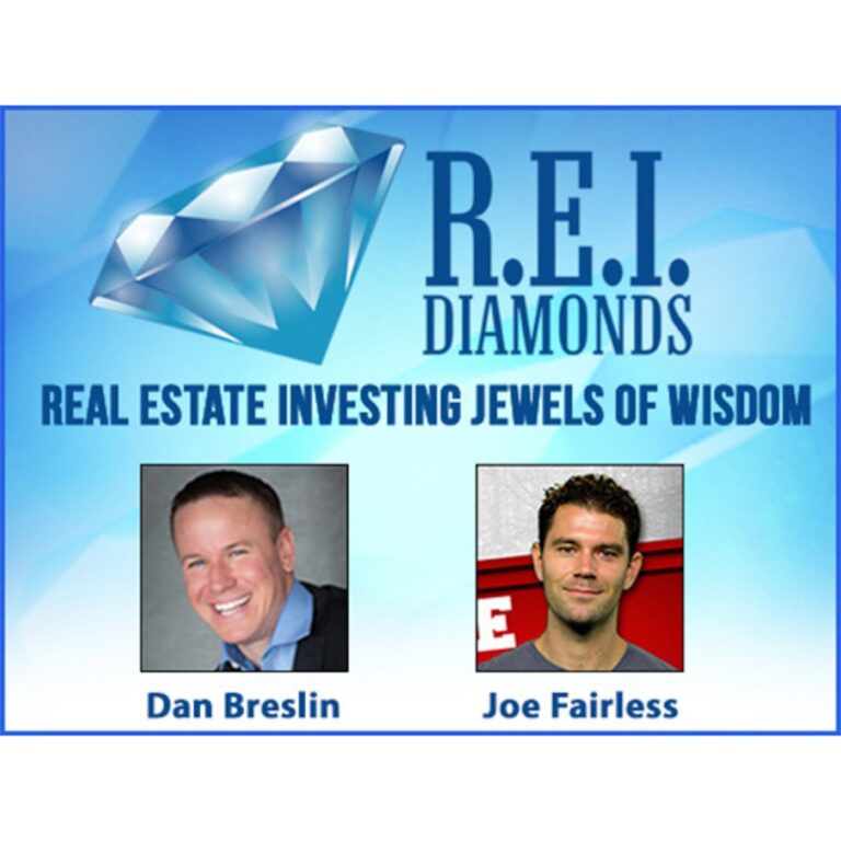 REI Diamonds Show with Dan Breslin on Raising Private Money for Single Family Flips