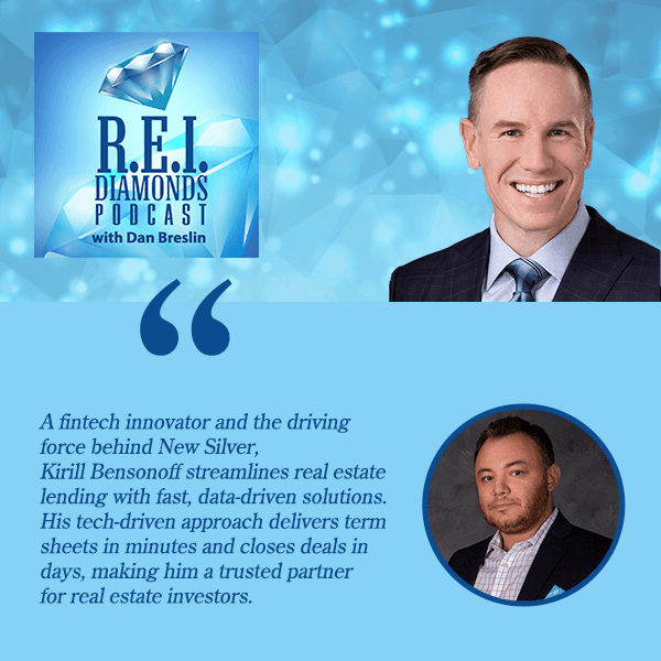 The REI Diamonds Show - Daniel Breslin | Kirill Bensonoff | Hard Money Loans